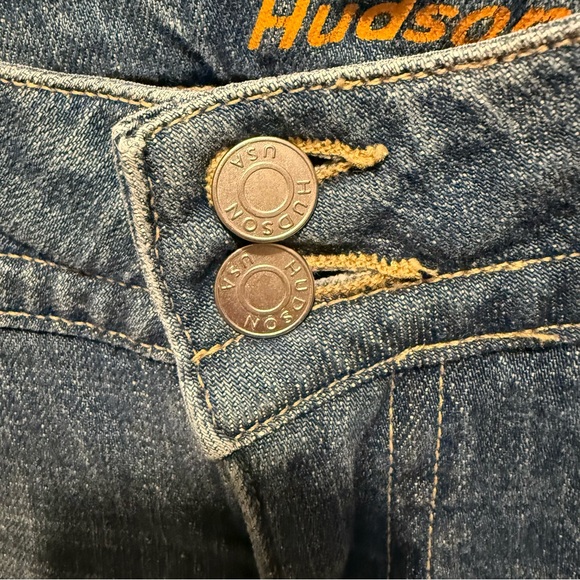 Hudson Jeans Bootcut Flare Denim Made in USA Women’s Size 30 Low Rise Distressed - Picture 7 of 7
